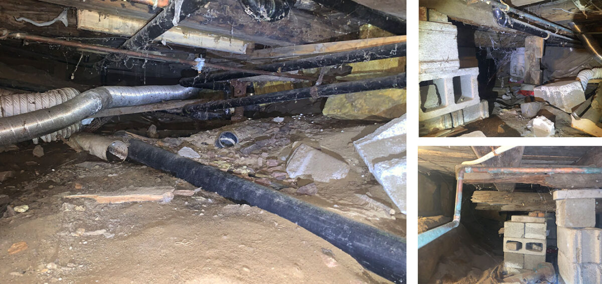 Crawlspace Moisture and Ventilation Issues
